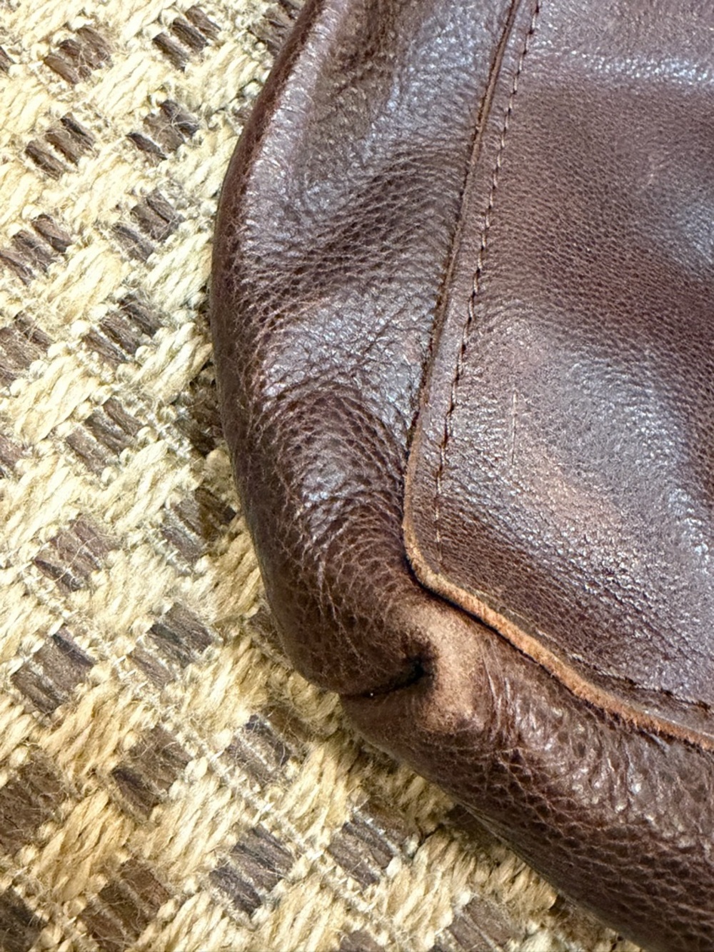 Portland Leather Mini Tote Crossbody Bag Color Cold brew - Picture 3 of 6